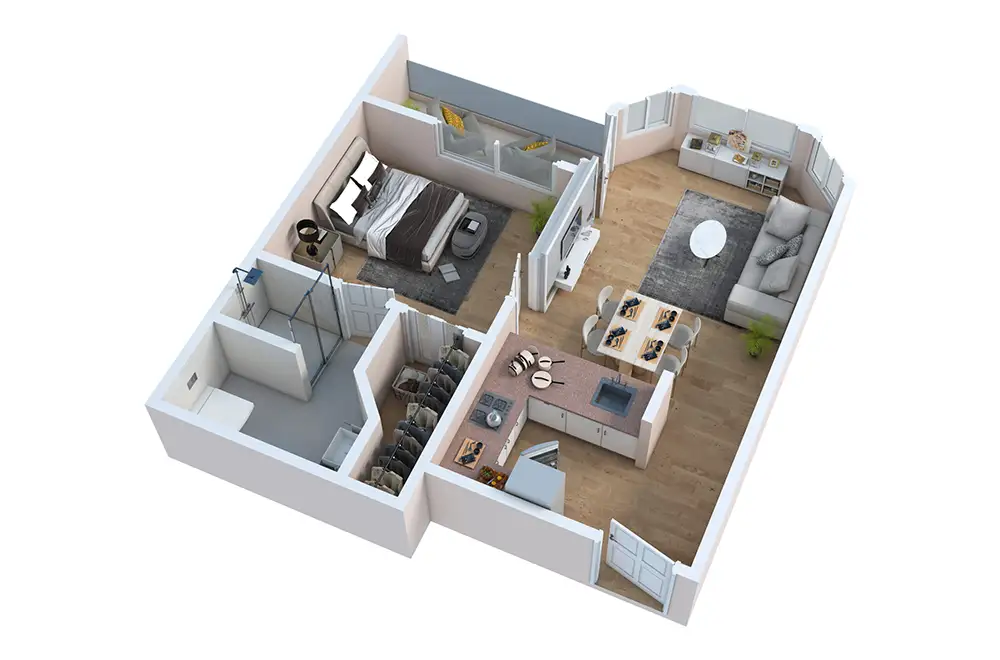 Assisted<br />One Bedroom Assisted<br />One Bedroom