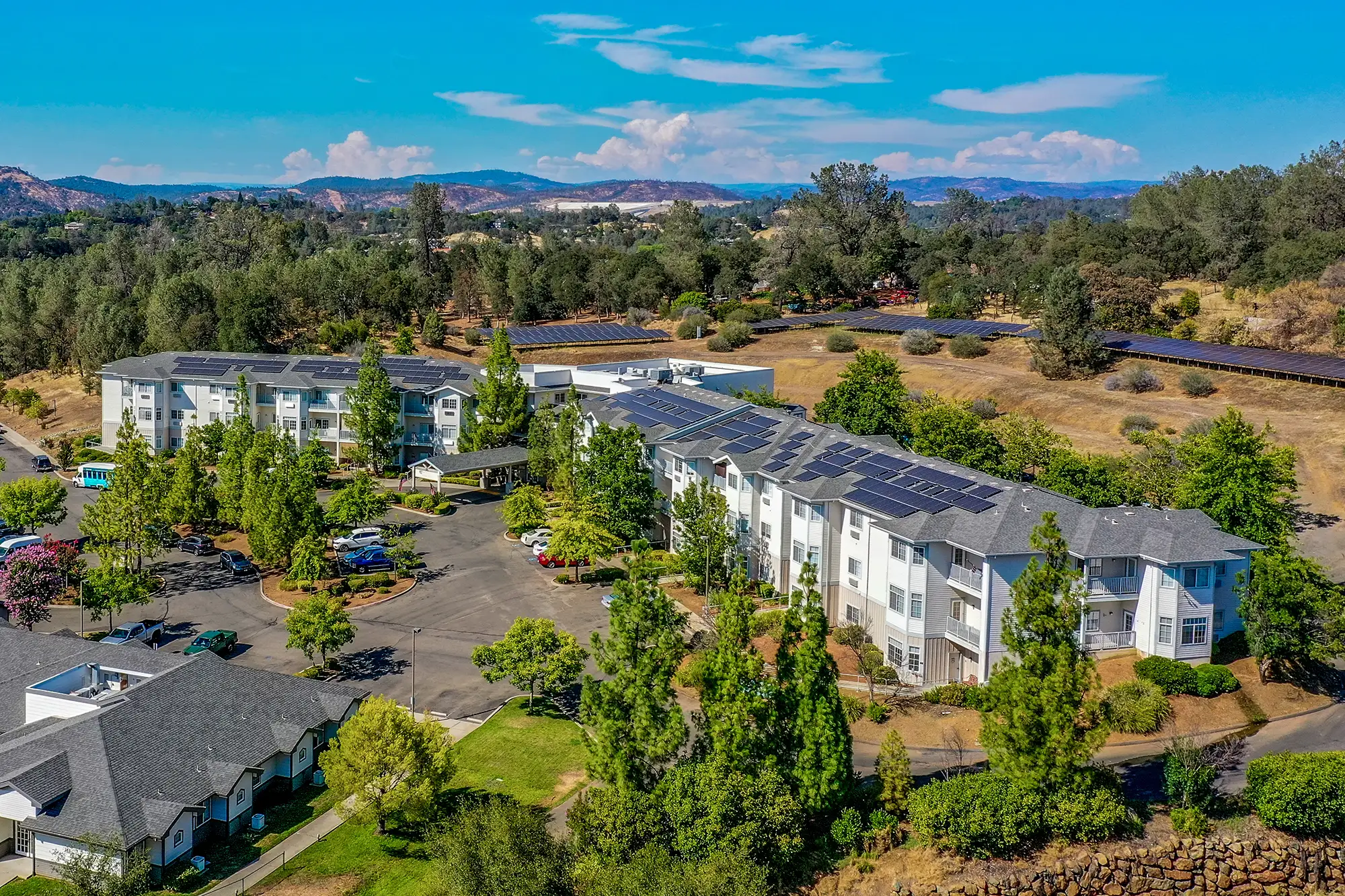 Beautiful view of the mountains near Meridian San Marcos